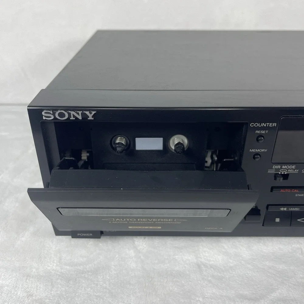 Vintage Sony TC-WR635S Stereo Cassette Tape Deck Audio Player Dolby - FOR PARTS